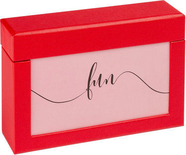 Walther fb-116-r fun - fotodoos met deksel - 100 foto's 10x15 cm - rood