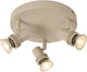 Lucide kianti - plafondspot (plafondlamp) - ø 21 cm - 3xgu10 - taupe