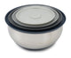 Joseph joseph - nest prep store 4 voorraadschalen met deksels - roestvast staal - zilver -