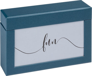 Walther fb-116-l fun - fotodoos met deksel - 100 foto's 10x15 cm - blauw