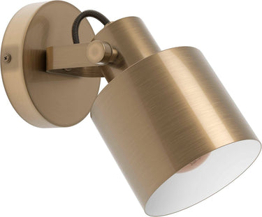 Eglo southery spot - e27 - 18,5 cm - goud crème
