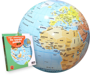 Caly opblaasbare wereld bal 42 cm wereld politiek