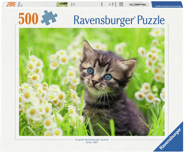 Ravensburger puzzel katje in de wei - legpuzzel - 500 stukjes