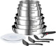Tefal ingenio emotion on - pannenset - 13-delig - inductie - stapelbaar - afneembare handgreep - ruimtebesparend