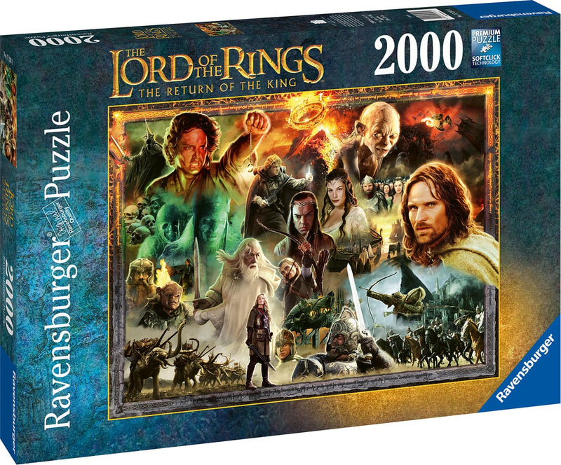 Load image into Gallery viewer, Ravensburger puzzel lord of the rings: return of the king - legpuzzel - 2000 stukjes
