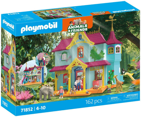 Playmobil animals friends: colourful animal mansion - 71852