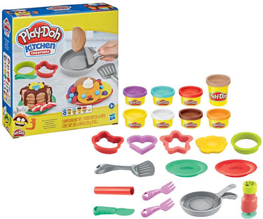 Play-doh flip in de pan - klei speelset