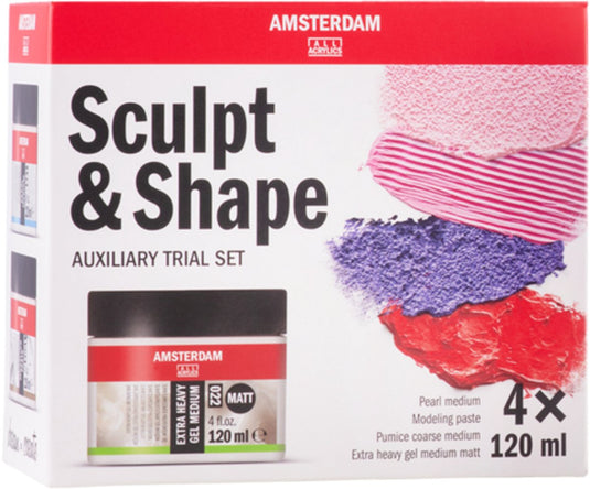 Amsterdam medium sculpt en shape set | 4 x 120 ml