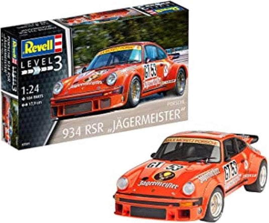 Revell modelbouwpakket auto - 07031 porsche 934 rsr -jägermeister- plastic - 1:24 - modelbouw