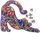 Engelhart houten puzzel kat – 59 unieke puzzelstukjes – a4 formaat houten legpuzzel – dieren puzzelspel – compact denkspel – inclusief opbergetui –