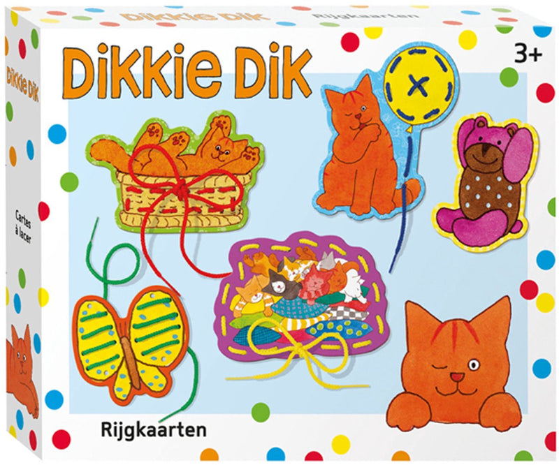 Load image into Gallery viewer, Bambolino rijgkaarten set dikkie dik
