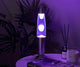 I-total lavalamp - meerdere kleuren lava - multi colour - zilvere basis - sfeerverlichting - 23w - 35 x 8.5cm