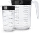 Brabantia tasty+ maatbeker set 2-delig - dark grey