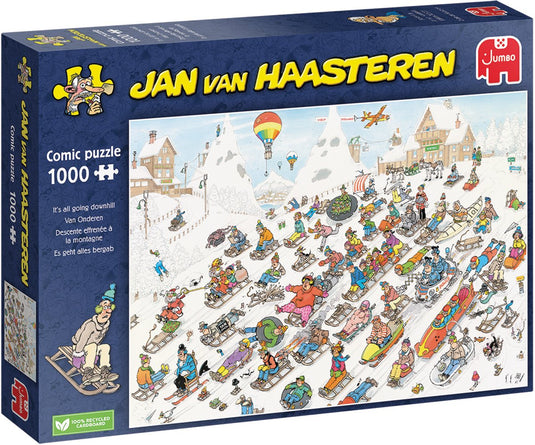 Jan van haasteren - van onderen! - 1000 stukjes - puzzel