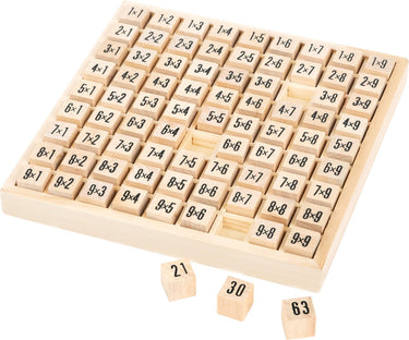 Small foot - rekenplank - de tafels van 1 tot 10