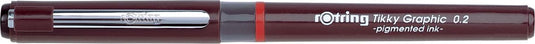 Rotring tikky graphic-viltstift fineliners | 0,20 mm | zwarte inkt