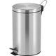 V-part - pedaalemmer 12 liter - stainless steel plastic - mat rvs - prullenbak