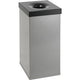Dutchdesign prullenbak 31002443 gepoedercoat aluminium grijs