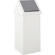 Dutchdesign prullenbak 31004737 gepoedercoat aluminium wit