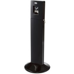 Asbak rubbermaid 76194371 gegalvaniseerd staal zwart