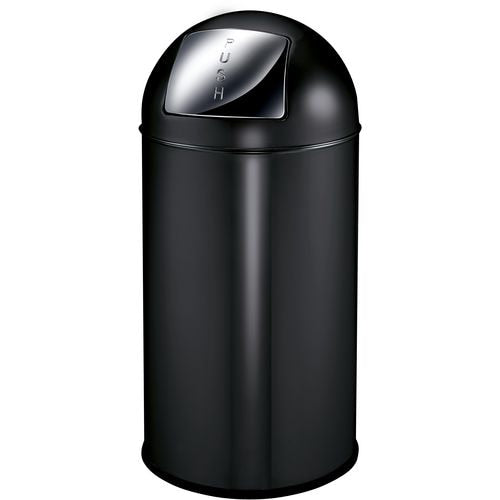 Eko prullenbak 31012701 staal zwart
