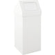 Dutchdesign prullenbak 31009008 gepoedercoat aluminium wit
