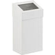Push prullenbak dutchdesign 31021826 gepoedercoat aluminium wit