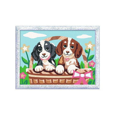 Ravensburger creart serie d honden in een mandje