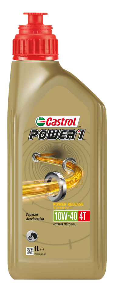 Castrol Olie Power RS 4T 10W-40 fles à 1 liter
