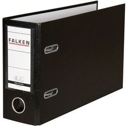 Ordner falken a5 75 mm karton, pp (polypropeen) zwart 11285715