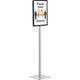 Vloerstandaard durable 501357 grijs pe-epoxycoating, staal