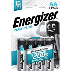 Load image into Gallery viewer, Energizer max plus aa alkaline batterijen 4st.
