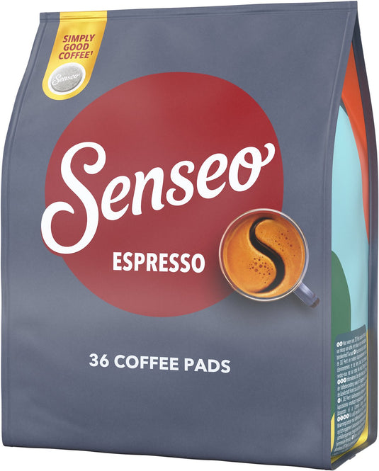 Senseo espresso koffiepads - intensiteit 9 9 - 4 x 36 pads