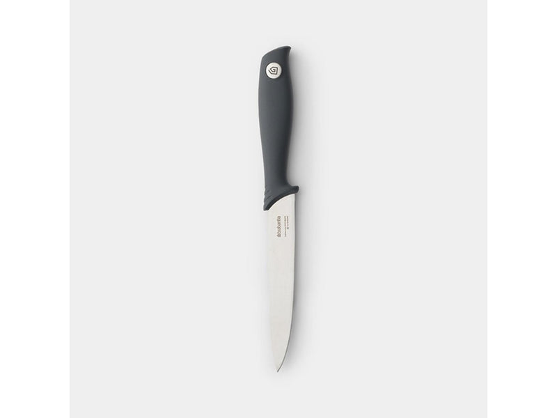 Load image into Gallery viewer, Brabantia tasty+ universeel mes 24.8 cm donkergrijs
