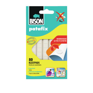 Bison patafix envelop 80 stuks | 5 stuks