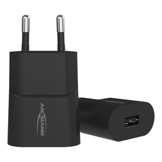 Load image into Gallery viewer, Ansmann telefoonoplader-blokje usb-a zwart | 4 stuks
