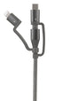 3 in 1 data en oplaadkabel 120 cm lang