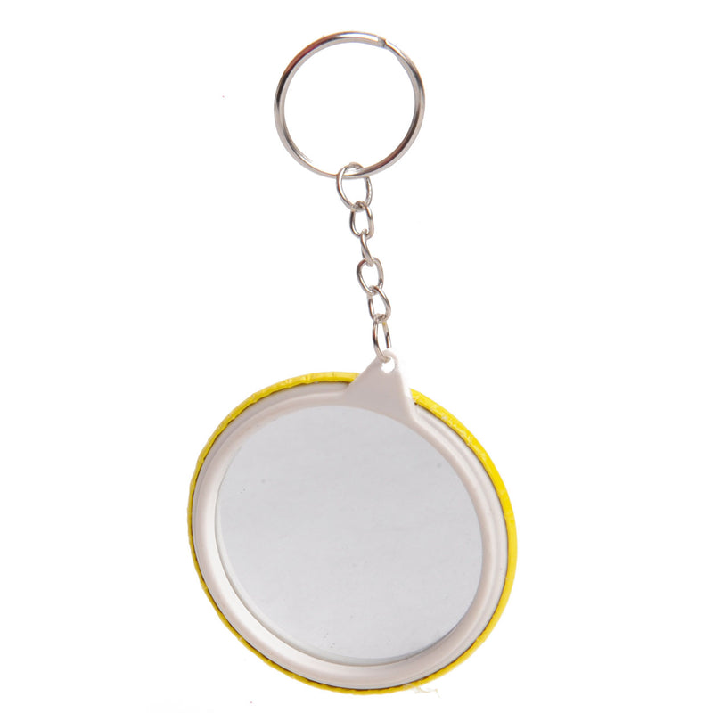 Load image into Gallery viewer, Duckiez sleutelhanger - lachgezicht met spiegeltje
