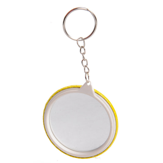 Duckiez sleutelhanger - lachgezicht met spiegeltje