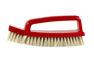 Luva schoenborstelset varkenshaar kunststof assorti kleur<br>
