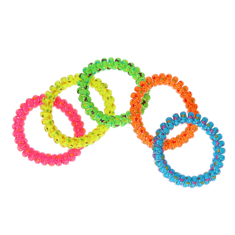 Load image into Gallery viewer, Duckiez armband neon met sterretjes
