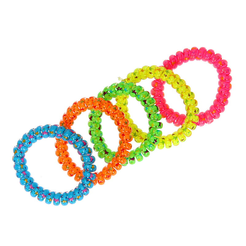 Load image into Gallery viewer, Duckiez armband neon met sterretjes
