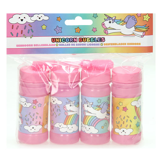 Duckiez bellenblaas eenhoorn, 4x50ml