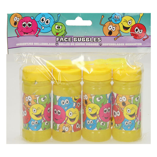 Duckiez bellenblaas lachgezicht, 4x50ml