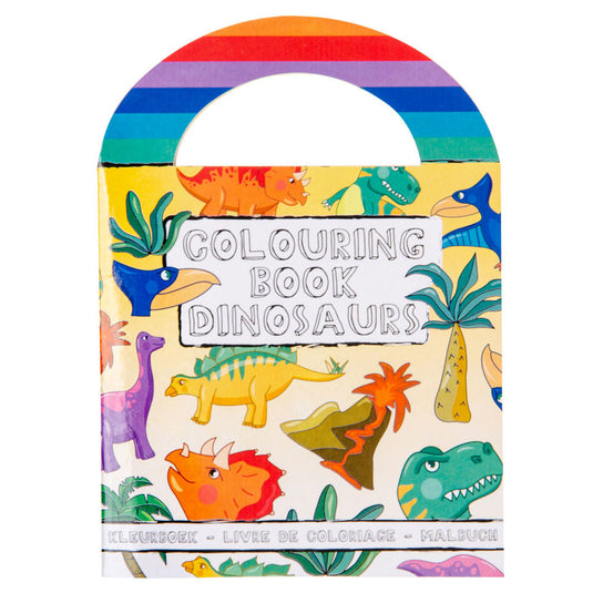 Duckiez kleurboekje met stickers dinosaurus