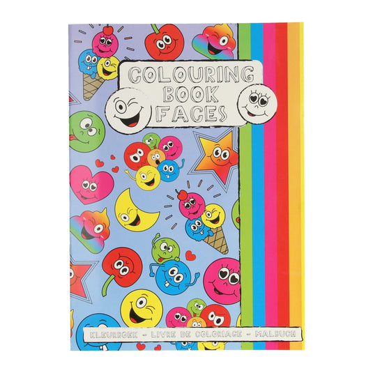 Duckiez kleurboek met stickervel lachgezicht