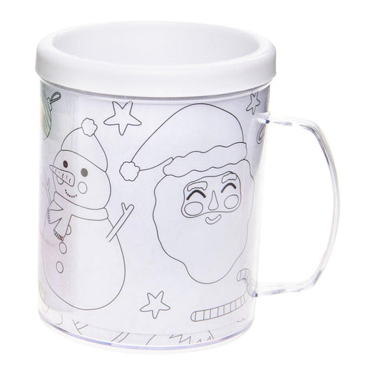 Duckiez kleur je eigen mok kerst