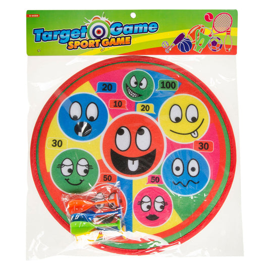 Duckiez dartspel lachende gezichten