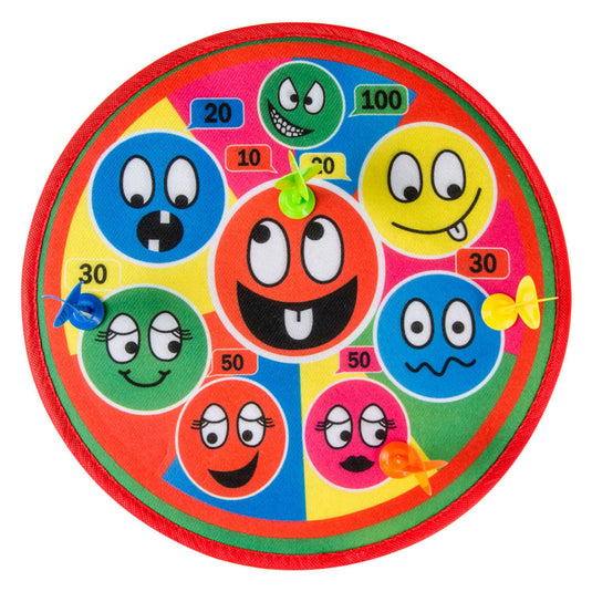 Duckiez dartspel lachende gezichten