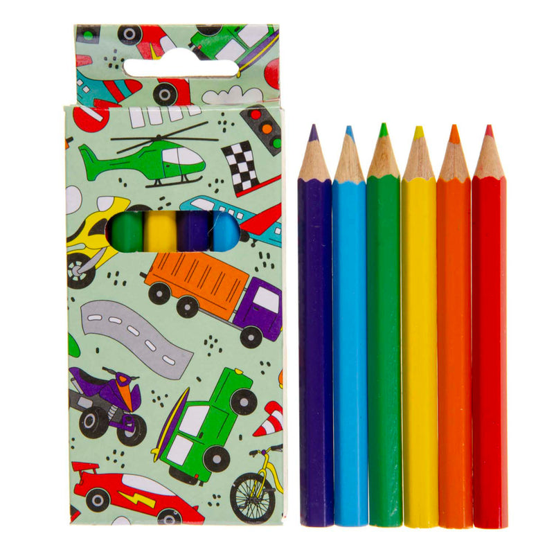 Load image into Gallery viewer, Duckiez kleurpotloden voertuigen, 6st.
